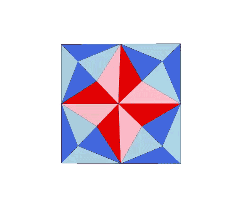 One sixth rhombic dodecahedron is constructed of eight Mites with their long edges arranged around its single short axis.