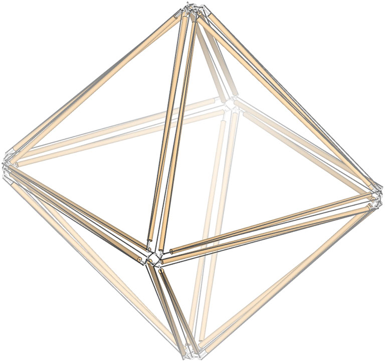 24-strut double-edge octahedron